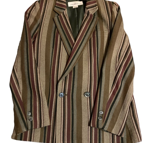 Vintage Saks Fifth Avenue Pinstripe Blazer - Picture 2 of 6